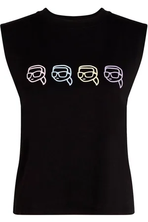 Karl Lagerfeld Blusa - Camiseta Ikonik 2.0 para mujer