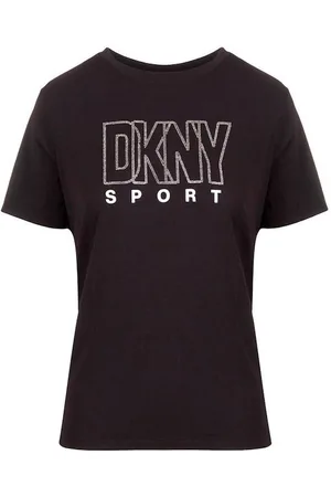 DKNY Blusa - Camiseta Con Logo Aperlado para mujer