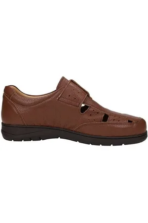 Primocx Sandalias Sandalias de piel para hombre