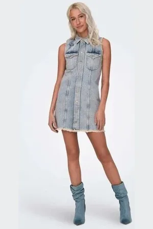 ONLY Vestidos 15315088 KRAVITZ-LIGHT BLUE DENIM para mujer