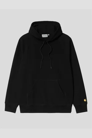 Carhartt Jersey Sudadera Hooded Chase Sweat Negra/Oro para hombre
