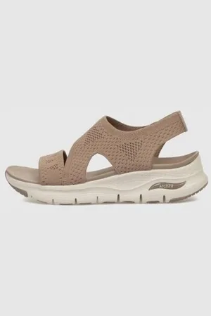 Skechers Sandalias SANDALIA ARCH FIT TAUPE para mujer