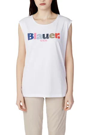 Blauer Camiseta LOGO FRAMMENTATO 23SBLDH03283 para mujer