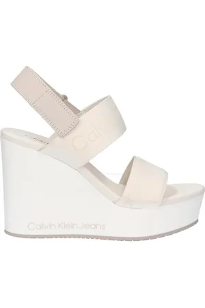 Calvin Klein Alpargatas YW0YW01479 WEDGE SANDAL WEBBING para mujer