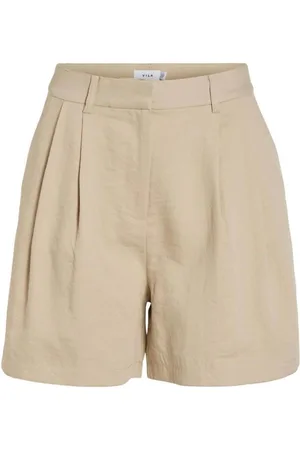 VILA Short 14095212-Feather Gra para mujer