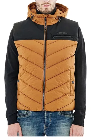 Kaporal 5 Abrigo de plumas Chet biscui para hombre