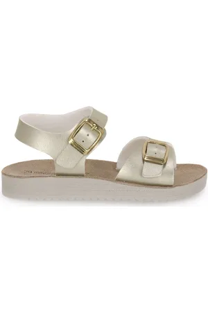 Gold Star Sandalias PLATINO para niña