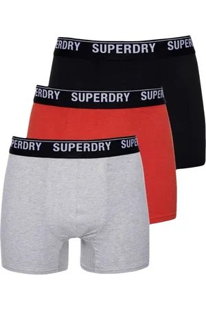 Superdry Boxer Pack x3 unlimited logo para hombre
