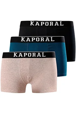 Kaporal 5 Boxer Pack x3 front logo para hombre