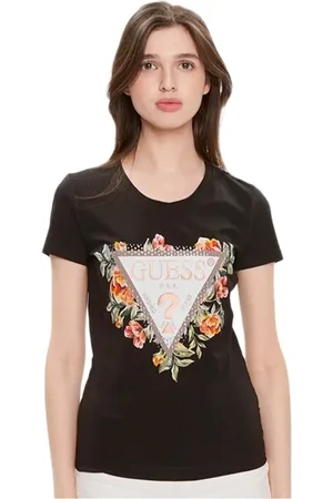 Guess Camiseta flowers para mujer