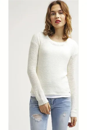 ONLY Jersey 15113356 GEENA-WHITE para mujer