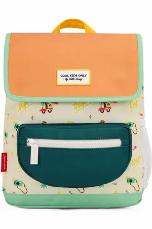 Hello Hossy Mochila Cool Trip Kids Backpack - Creme para niño
