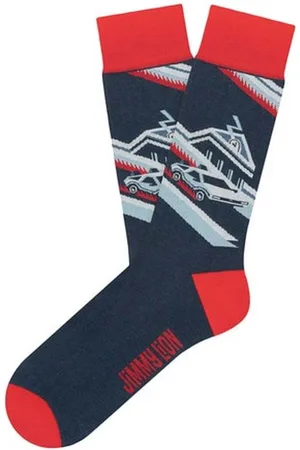 Jimmy Lion Calcetines CALCETINES AZULES CLOCK TOWER para mujer