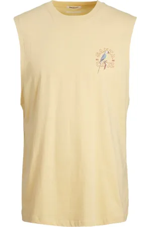 JACK & JONES Camiseta tirantes 12256261 JORMYKONOS SLEEVELESS CREW NECK ITALIAN STRAW para hombre