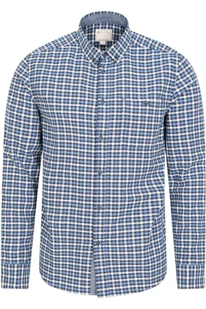 Mountain Warehouse Camisa manga larga Driftwood para hombre