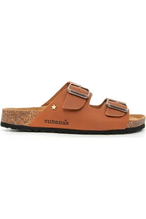 Cubanas Sandalias COMP100 BROWN para mujer
