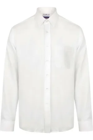 Henbury Camisa manga larga H590 para hombre