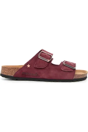 Cubanas Sandalias COMP102 BORDO para mujer