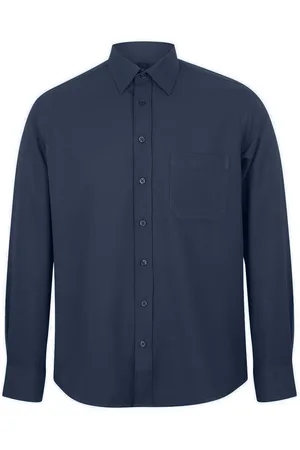 Henbury Camisa manga larga H590 para hombre