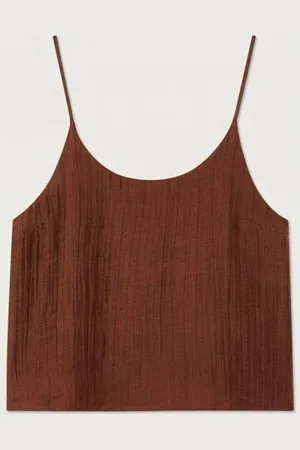 American Vintage Camiseta Detown Top Brownie para mujer