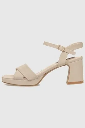 Kamome Trends Sandalias SANDALIA BAMBU BEIG para mujer
