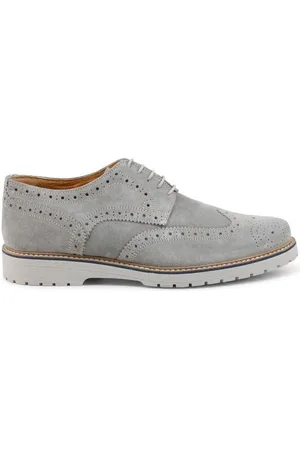 Duca Di Morrone Zapatos Bajos Tancredi - Suede Gray para hombre