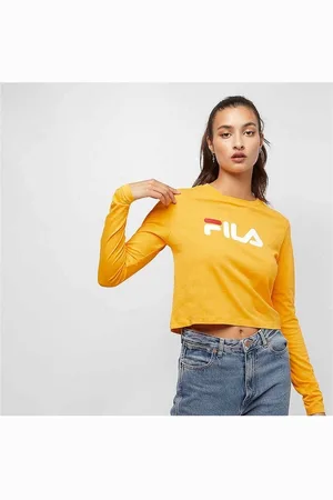 Fila Tops y Camisetas MARCELINE CROPPED LS SHIRT para mujer