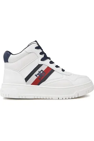 Tommy Hilfiger Deportivas Moda STRIPES HIGH TOP LACE-UP para mujer