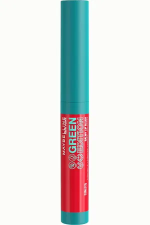 MAYBELLINE New York Pintalabios Balmy Lip Blush Green Edition Lipstick - 04 Flare para mujer
