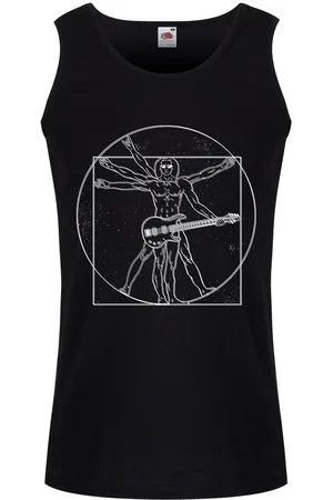Grindstore Camiseta tirantes Da Vinci Rocker para hombre