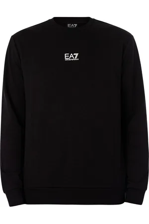 EA7 Jersey Sudadera con logo del centro para hombre