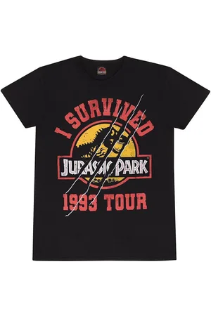 Jurassic Park Tops y Camisetas I Survived 1993 Tour para mujer