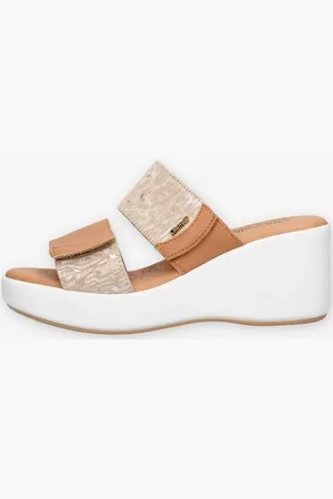Clia Walk Sandalias TRENDY56-CUOIO para mujer