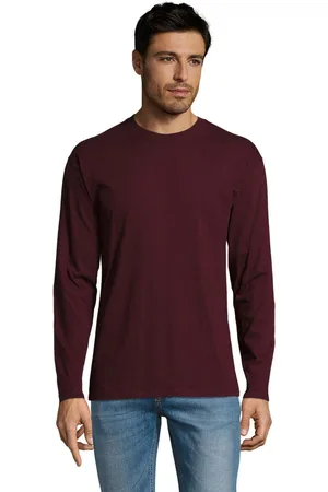 Sols Camiseta manga larga MONARCH COLORS MEN-CAMISETA HOMBRE CUELLO REDONDO MANGA LARGA para hombre