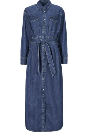 Lee Vestido largo BELTED WESTERN DRESS para mujer