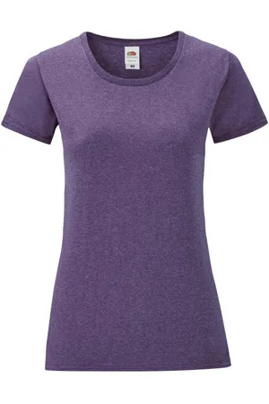 Fruit Of The Loom Camiseta manga larga Iconic 150 para mujer