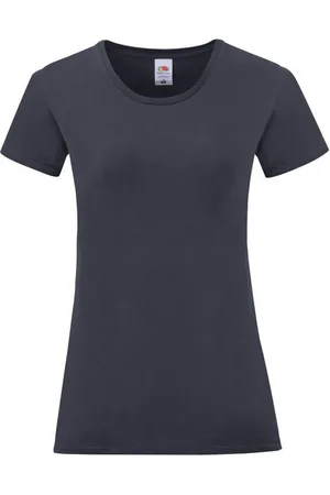 Fruit Of The Loom Camiseta manga larga Iconic 150 para mujer