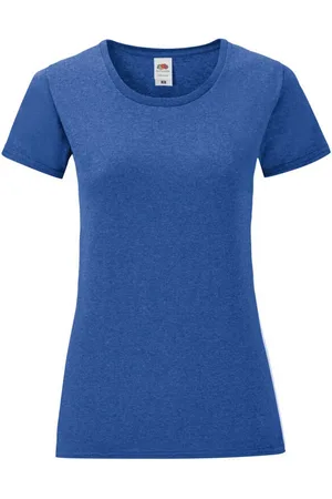 Fruit Of The Loom Camiseta manga larga Iconic 150 para mujer