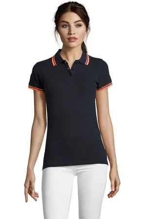 Sols Polo PASADENA MODERN WOMENN-POLO MUJER MANGA CORTA DE ALGODÓN para mujer