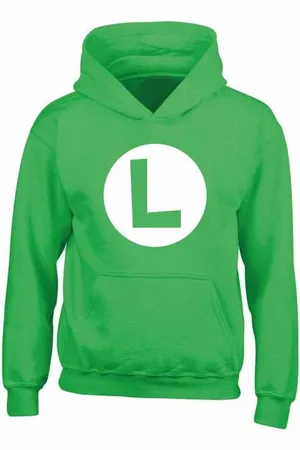 Super Mario Jersey Luigi Badge para niño