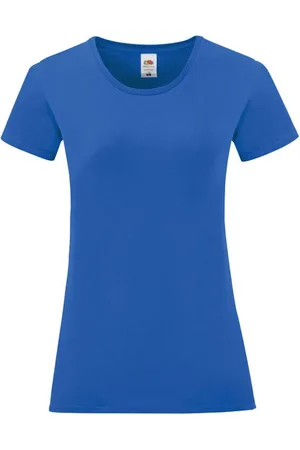 Fruit Of The Loom Camiseta manga larga Iconic 150 para mujer