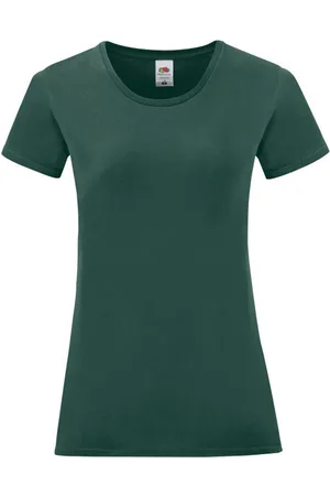 Fruit Of The Loom Camiseta manga larga Iconic 150 para mujer