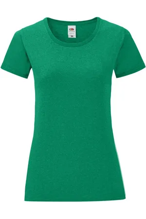 Fruit Of The Loom Camiseta manga larga Iconic 150 para mujer