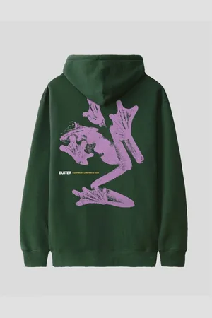 Butter Goods Jersey Sudadera Amphibian P/O Con Capucha Oscuro para hombre