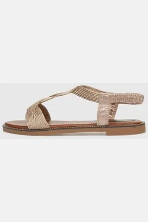 Kamome Trends Sandalias SANDALIA KOLA PLATINO para mujer