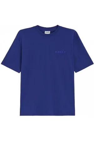 Diadora Camiseta t-shirt_ss_spw_logo_azzurro para hombre