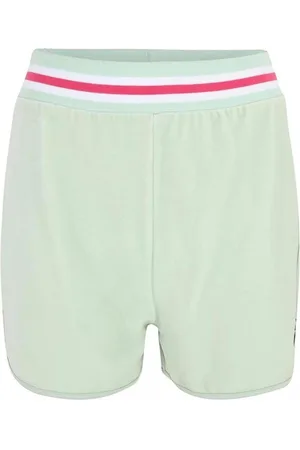 Fila Short faw0468_zell_high_waist_shorts_verde para mujer