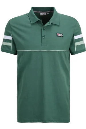 Fila Polo fam0389_zwota_polo_verde para hombre