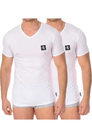 Bikkembergs Camiseta BKK1UTS08BI-WHITE para hombre