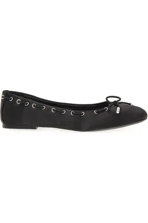 HADEL Bailarinas NERO SATIN para mujer